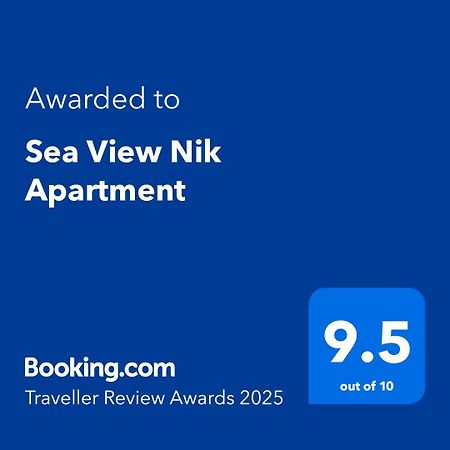 Sea View Nik Apartment Дуррес Экстерьер фото